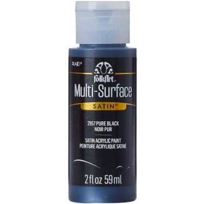FolkArt Multi-Surface acrylic paint 59 ml pure black – Zboží Dáma