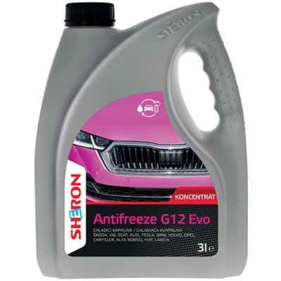 Sheron Antifreeze G12 Evo koncentrát 3 l – Zbozi.Blesk.cz