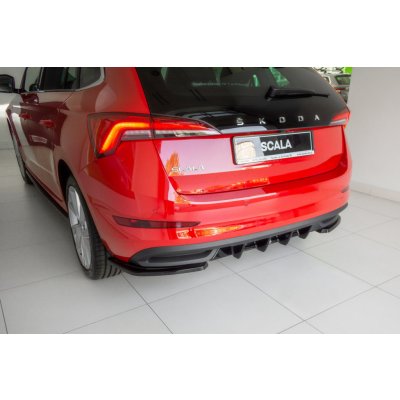 Maxton Design vložka zadního nárazníku pro Škoda Scala, černý lesklý plast ABS – Hledejceny.cz