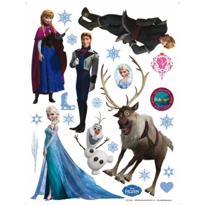 AG Desing DK1776 Samolepicí dekorace pro děti Ledové království Frozen (65 x 85 cm) – Zbozi.Blesk.cz