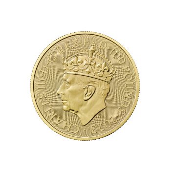 The Royal Mint zlatá mince Britannia 2023 Korunovace King Charles III 1 oz