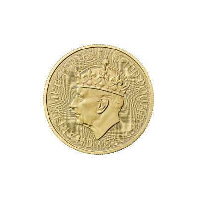 The Royal Mint zlatá mince Britannia 2023 Korunovace King Charles III 1 oz