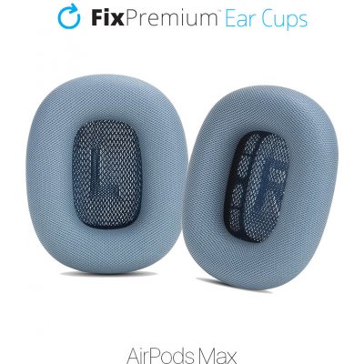 FixPremium náhradní náušníky pro Apple AirPods Max (Eco-Leather) modrá – Zboží Živě