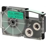 Casio originální páska do tiskárny štítků, Casio, XR-9GN1, černý tisk/zelený podklad, nelaminovaná, 8m, 9mm – Hledejceny.cz