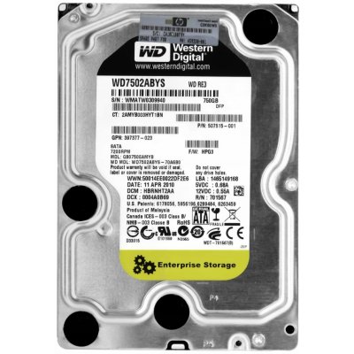 HP 750 GB SATA II 3,5", GB0750EAMYB – Hledejceny.cz