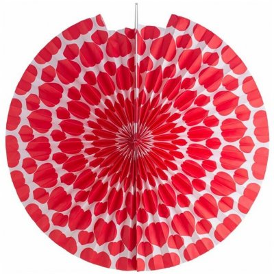 Papírové lampiony s malými srdíčky, 3x – Zboží Dáma