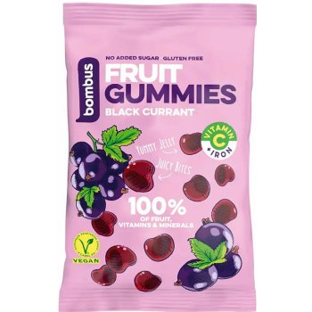 DMHERMES TRADE BOMBUS FRUIT ENERGY black currant gummies 35 g