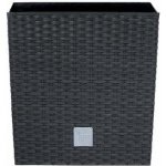 Prosperplast RATO LOW Květináč 17x17x17 cm ratan antracit – Zboží Dáma