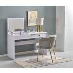 Halmar toaletní stolek Bexley bílá – Zboží Dáma