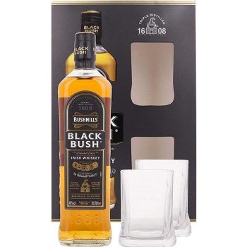 Bushmills Black Bush 40% 0,7 l (dárkové balení 2 sklenice)