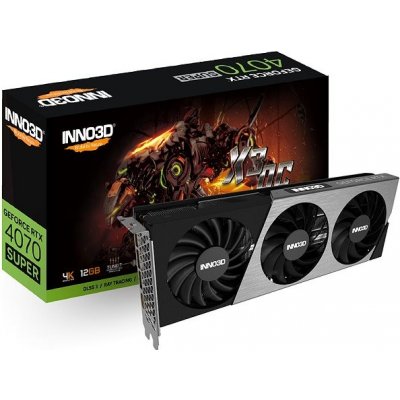 Inno3D GeForce RTX 4070 SUPER X3 OC 12GB GDDR6X N407S3-126XX-186162L