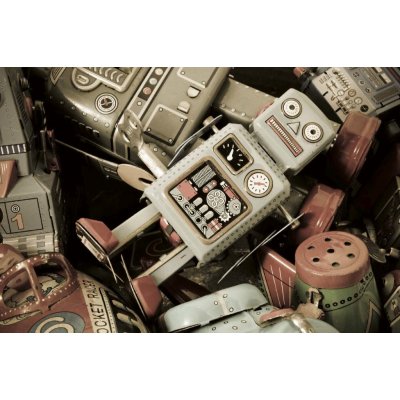Dimex MS-5-2138 Vliesová fototapeta Retro hračky rozměry 375 x 250 cm – Zboží Mobilmania