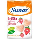 Sunar dětské křupky jahodová srdíčka 6× 50 g – Zboží Dáma