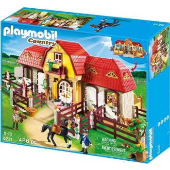 Playmobil 5221 VELKÁ STÁJ S VÝBĚHEM