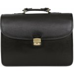 Hexagona luxusní aktovka z pravé kůže velká černá 119098 0100-NOIR – Sleviste.cz