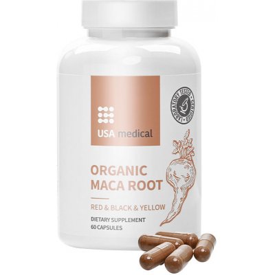 USA medical Organic Maca Root 60 Capsules