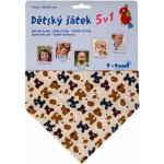 T tomi dětský šátek 5v1 květiny – Sleviste.cz