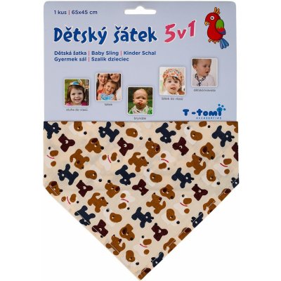 T tomi dětský šátek 5v1 květiny – Sleviste.cz