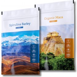 Energy Organic Maca caps 120 kapslí + Spirulina Barley tabs 200 tablet