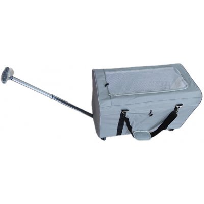 PawHut Přepravní box na kolečkách 76 cm – Zboží Dáma