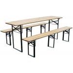 STREND Set Pivní DORTMUND Standard3, stůl 175x46x77 cm, 2x lavice 175x23x47 cm, dřevo 25 mm ST802027A – Zboží Dáma STREND Set Pivní DORTMUND Standard3, stůl 175x46x77 cm, 2x lavice 175x23x47 cm, dřevo 25 mm ST802027A – Zboží Dáma