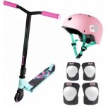 Movino freestyle set s chrániči TYRO FP-032 mintovo-růžová – Zboží Mobilmania