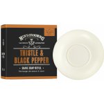 SCOTTISH FINE SOAPS Thistle & Black Pepper Tuhé mýdlo na holení (náplň), 100 g – Zboží Dáma