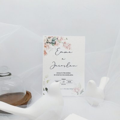 Svatební oznámení Poupata 1 – Hledejceny.cz