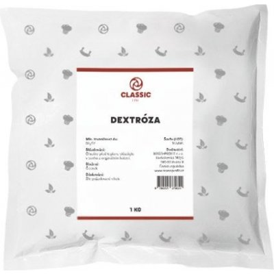 Classic line Dextróza hroznový cukr 1 kg – Zboží Dáma