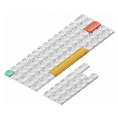 Nuphy Keycaps NSA Shine-through ABS Low Profile Air 60 V2 White – Zboží Živě