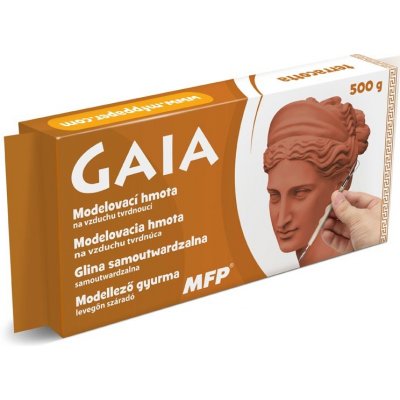 UNIPAP modelovací hmota GAIA 500g terracotta – Zboží Dáma