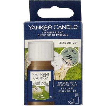 Yankee Candle vonný olej Clean Cotton Čistá bavlna 10 ml