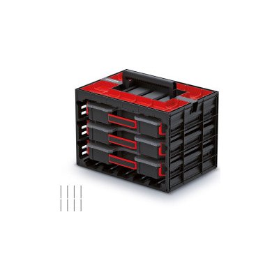 Kistenberg Box organizér 3x přihrádka 415 x 290 x 290 mm KTC40306S-S411 – Zboží Mobilmania