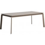 Kave Home Brela 205/287 x 100 cm Béžovošedý hliníkový rozkládací zahradní stůl – Hledejceny.cz
