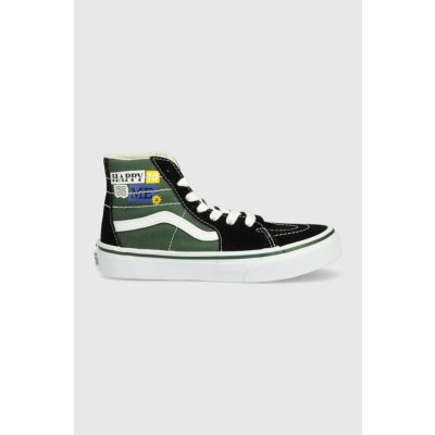 Vans dětské tenisky UY SK8 Hi Tapered VR3 HPPY DKPRP zelená