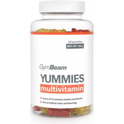 GymBeam Yummies Multivitamin 60 kapslí pomaranč citrón čerešňa