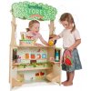 Dětský obchůdek Tender Leaf Toys Dřevěný lesní obchod s divadlem Woodland Stores and Theatre s loutkami a taškou