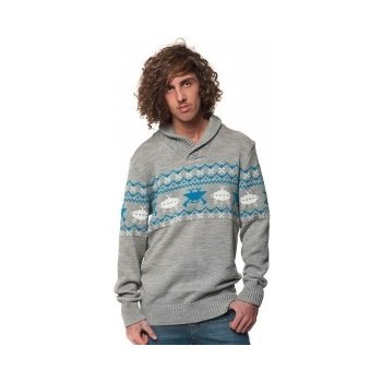 Horsefeathers Hey Dude Sweater gray melange