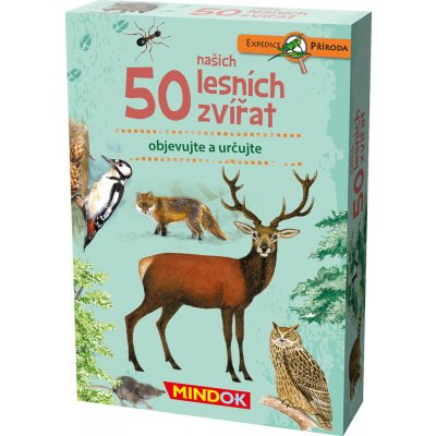 Mindok Expedice příroda: 50 našich lesních zvířat – Hledejceny.cz