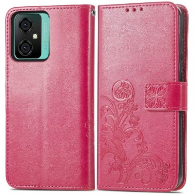 VSECHNONAMOBIL ART FLOWERS Peněženkový obal pro Oscal C70 tmavě růžový 77471 – Zboží Živě