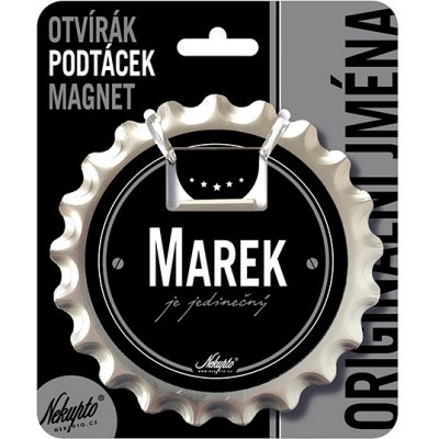 Nekupto Otvírák na pivo, podtácek se jménem Marek V.I.P. – Hledejceny.cz