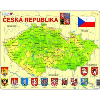 Larsen Mapa ČESKÁ REPUBLIKA 56 dílků