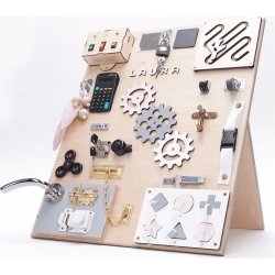 Manibox senzorická deska Activity board s diodami velká