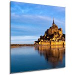 Skleněný obraz 1D - 50 x 50 cm - Le Mont Saint Michel, France Le Mont Saint Michel, Francie – Hledejceny.cz