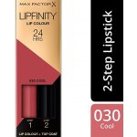 Max Factor Lipfinity Lip Colour tekutá rtěnka 030 Cool 4,2 g – Zbozi.Blesk.cz