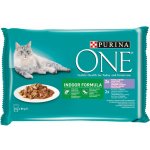 Purina ONE Indoor Formula tuňák telecí 4 x 85 g – Zbozi.Blesk.cz