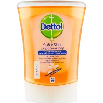 Dettol Soft on Skin Vanilkový květ antibakteriální mýdlo do bezdotykového dávkovače náhradní náplň 250 ml