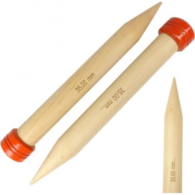 Jumbo pletací jehlice 35 cm 35 mm – Sleviste.cz