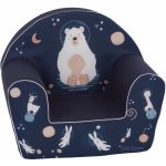 Ourbaby Dětské křesílko 30869 Blue Polar Bear – Zboží Dáma