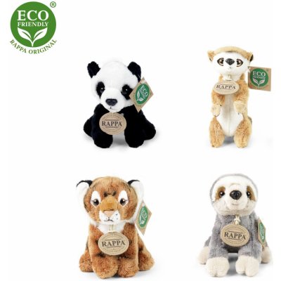 Eco-Friendly zvířata exotická sedící 15 cm – Zboží Mobilmania